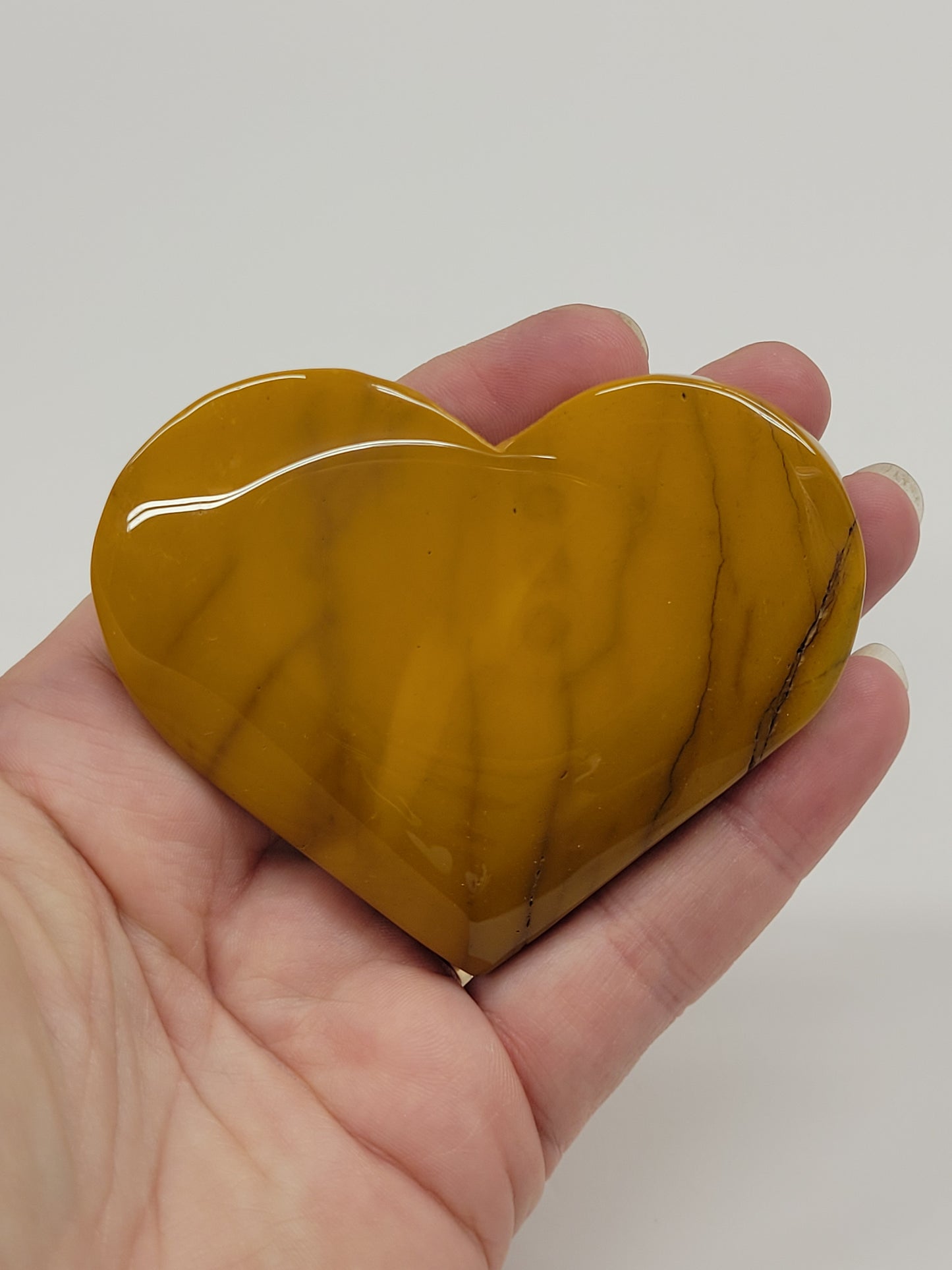 Mookaite Jasper heart