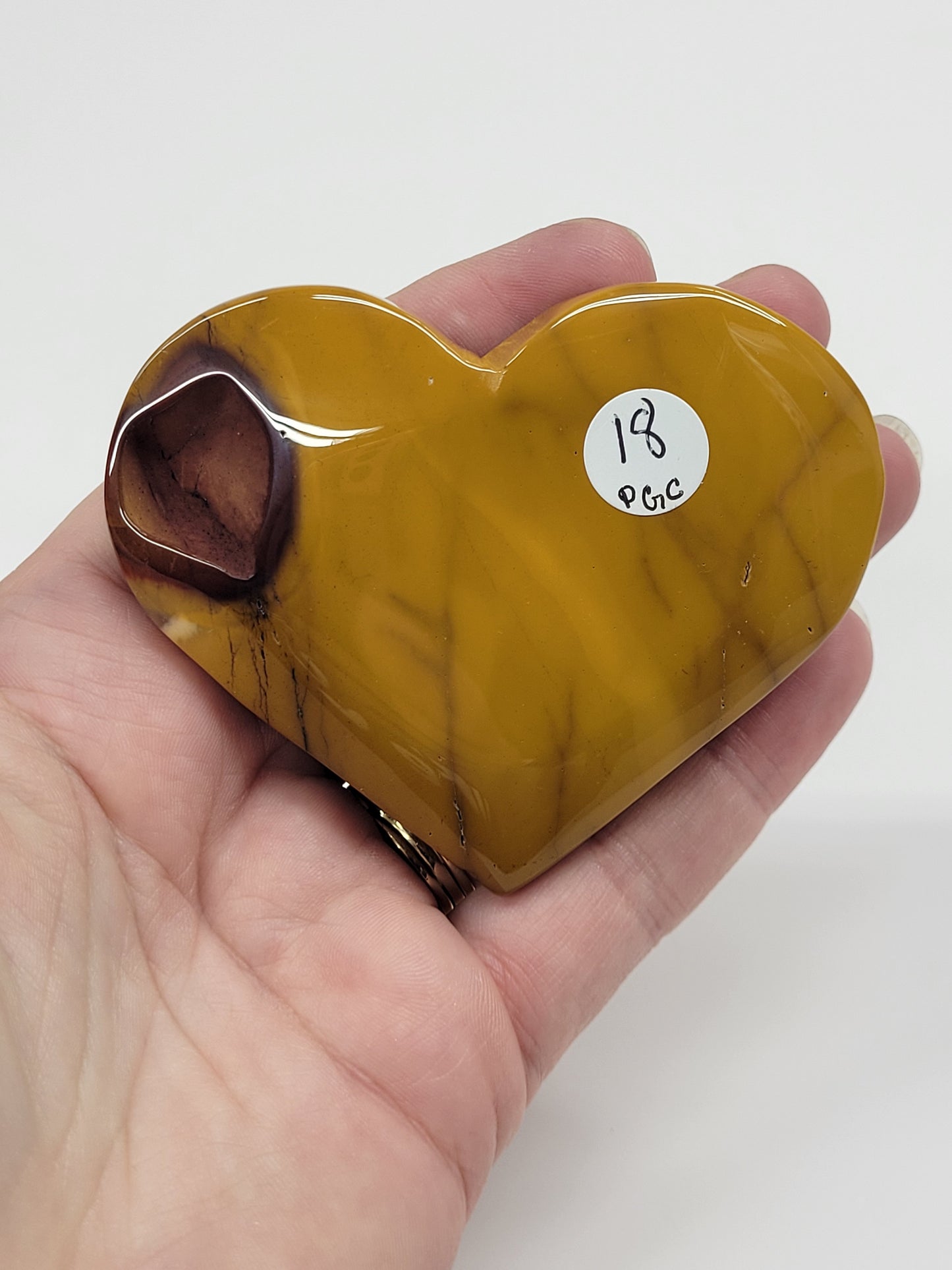 Mookaite Jasper heart