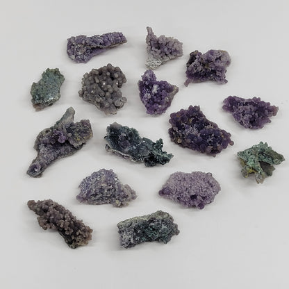 Grape Agate raw specimens