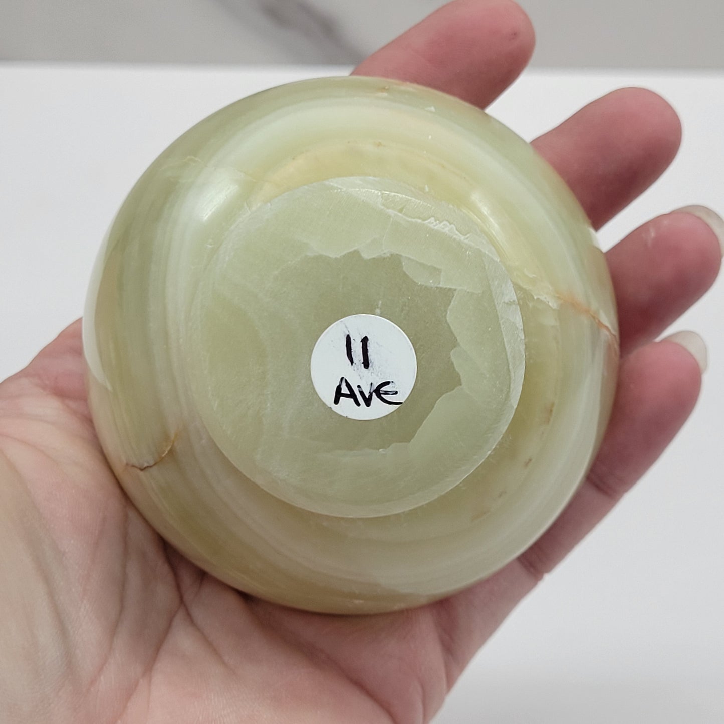 Green Onyx (Afghan Jade) small bowl