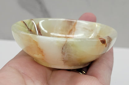 Green Onyx (Afghan Jade) small bowl
