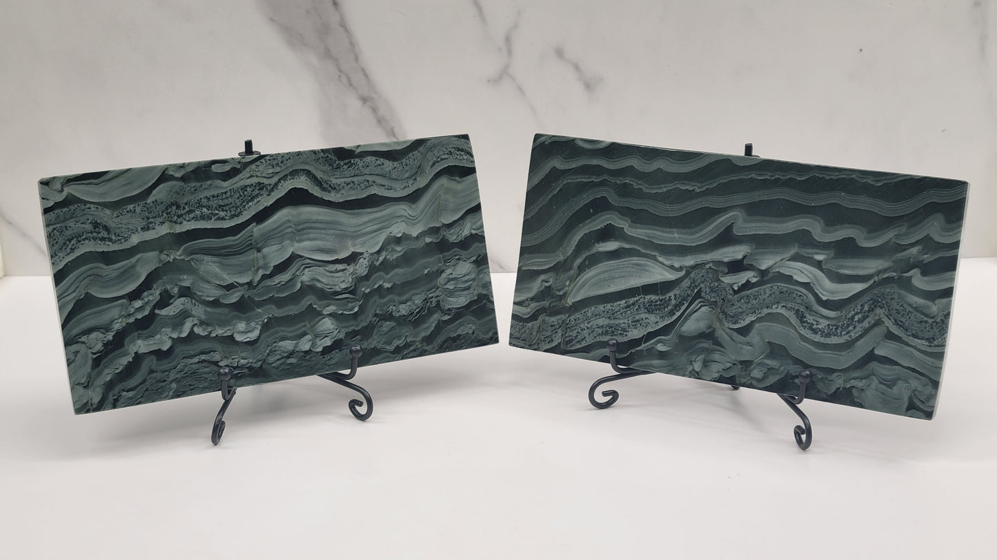 Green Wave Picture Jasper slab