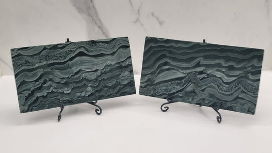 Green Wave Picture Jasper slab