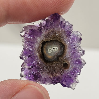 Amethyst flower stalactite