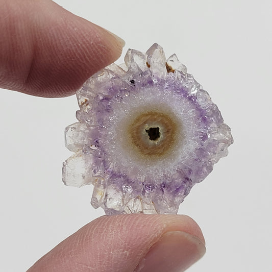 Amethyst flower stalactite
