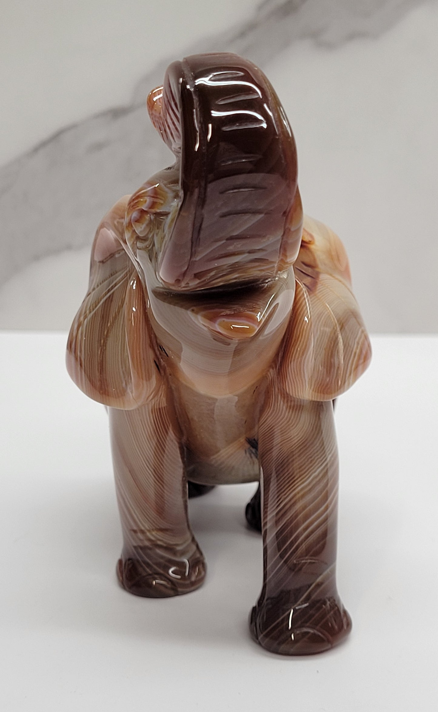 Carnelian elephant