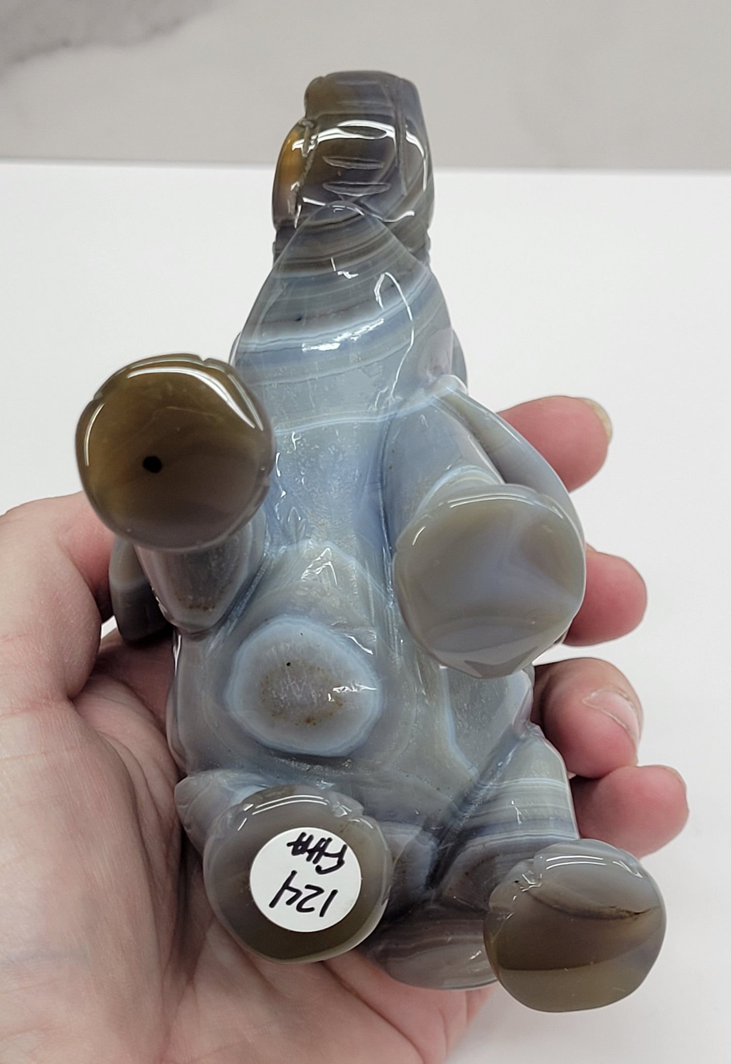 Drusy Agate Elephant (large)