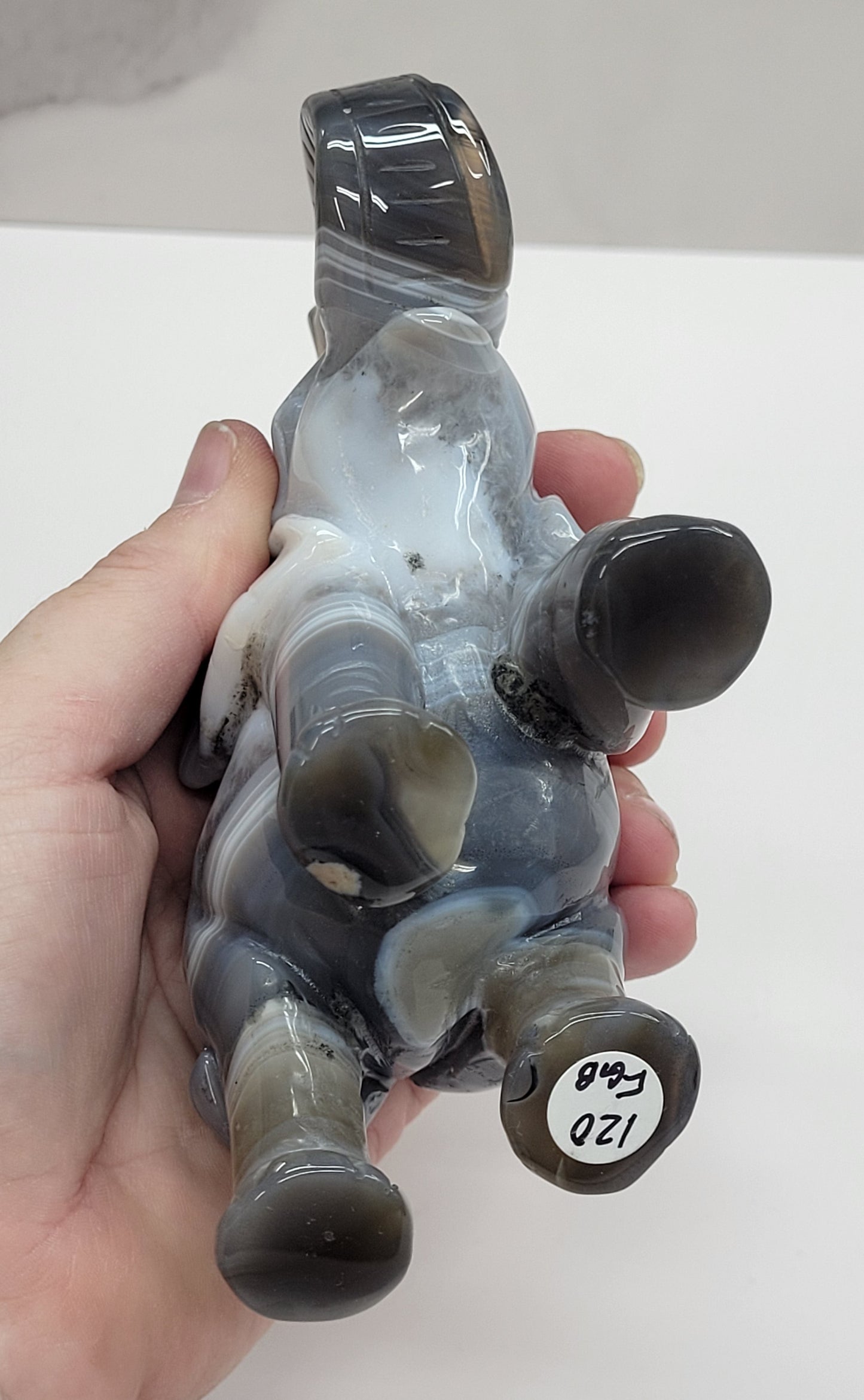 Drusy Agate Elephant (large)