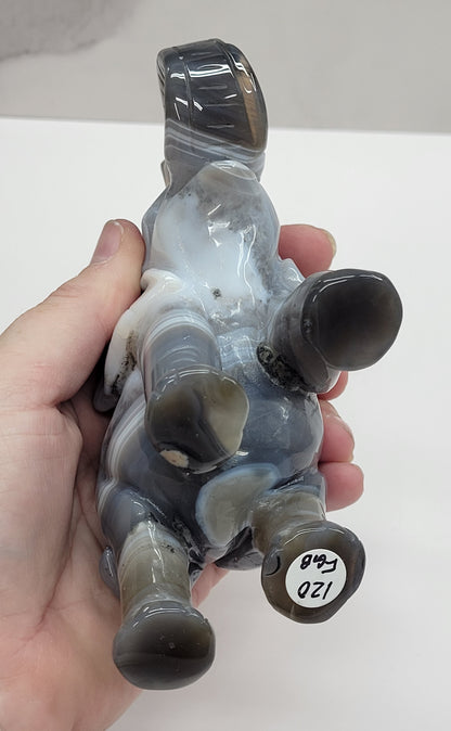 Drusy Agate Elephant (large)