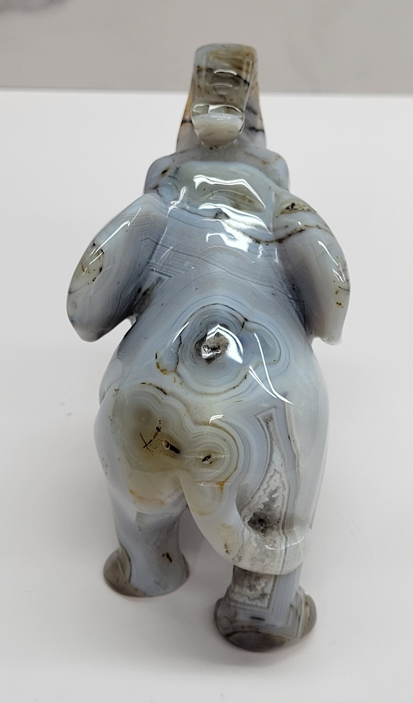Drusy Agate Elephant (large)