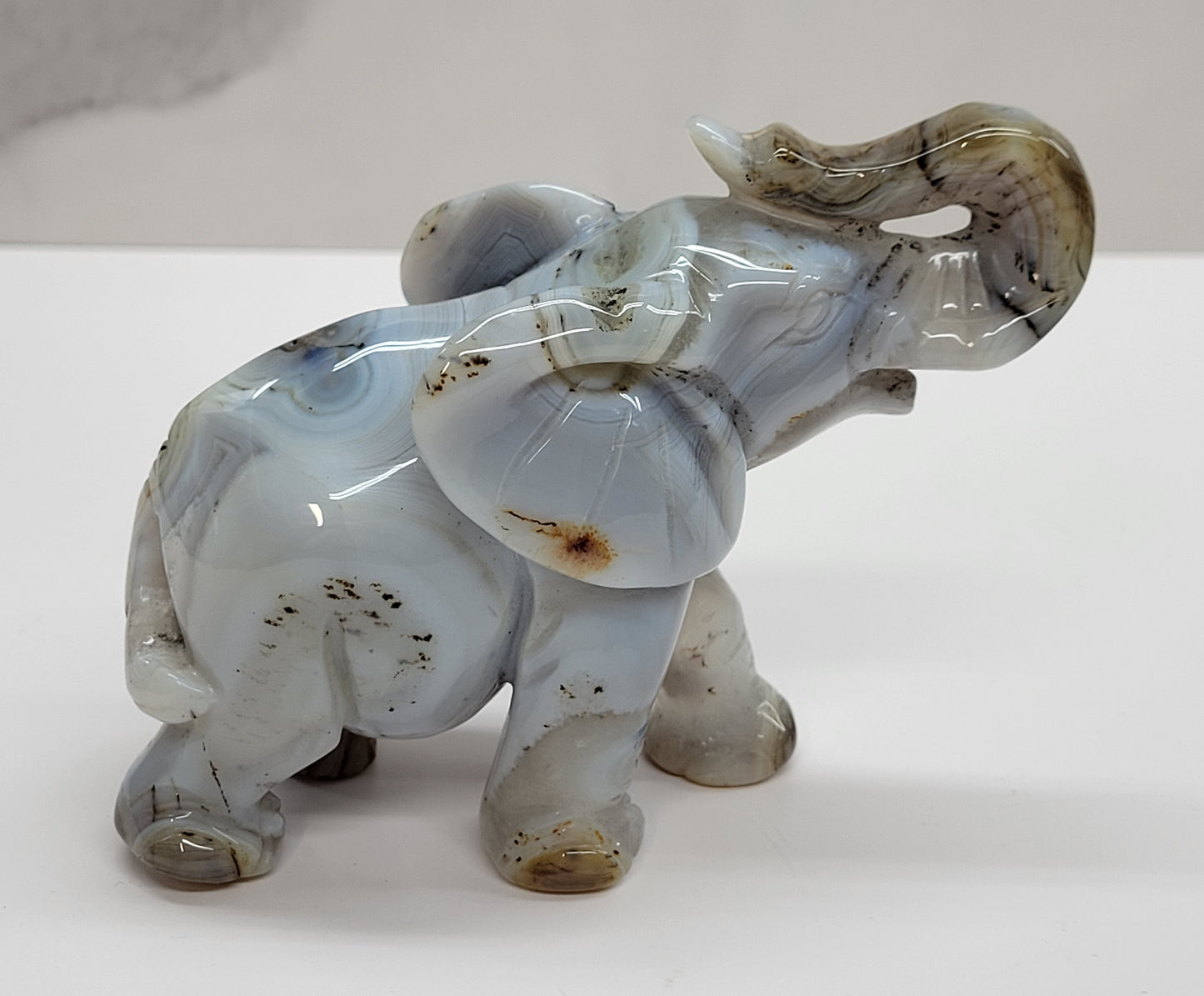 Drusy Agate Elephant (large)