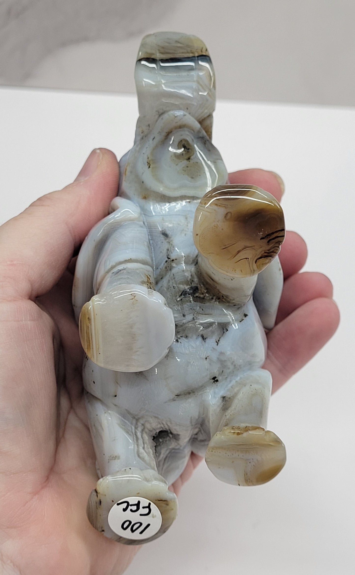 Drusy Agate Elephant (large)