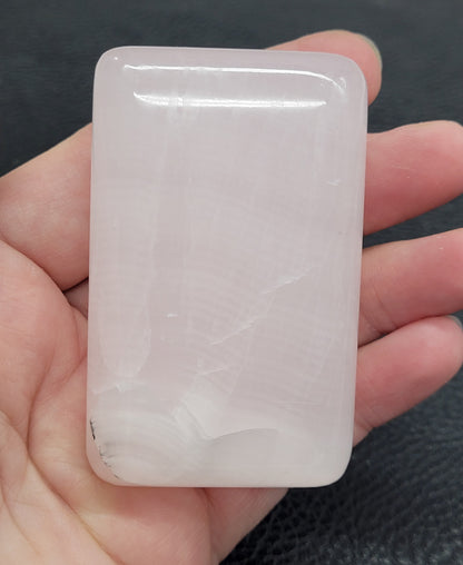 Pink Mangano Calcite soap bar