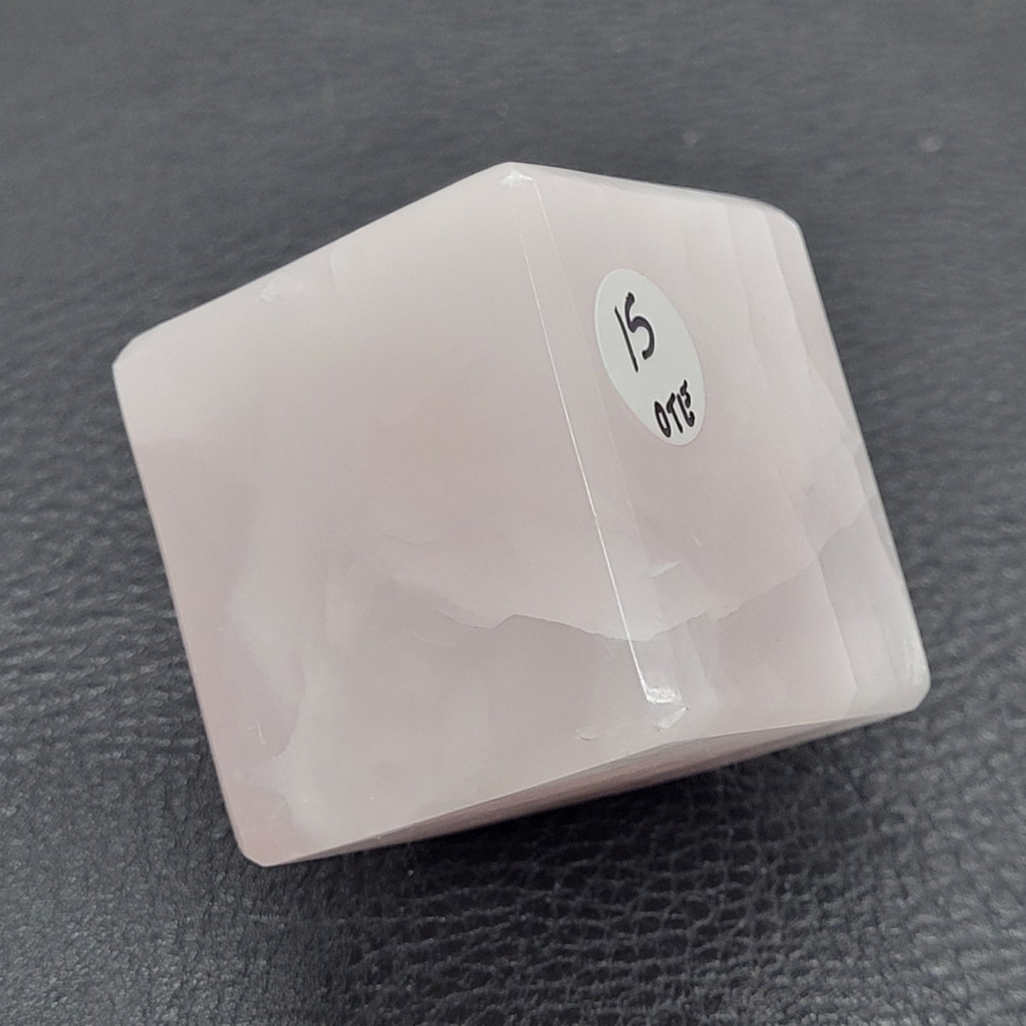 Pink Mangano Calcite cube