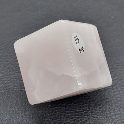 Pink Mangano Calcite cube