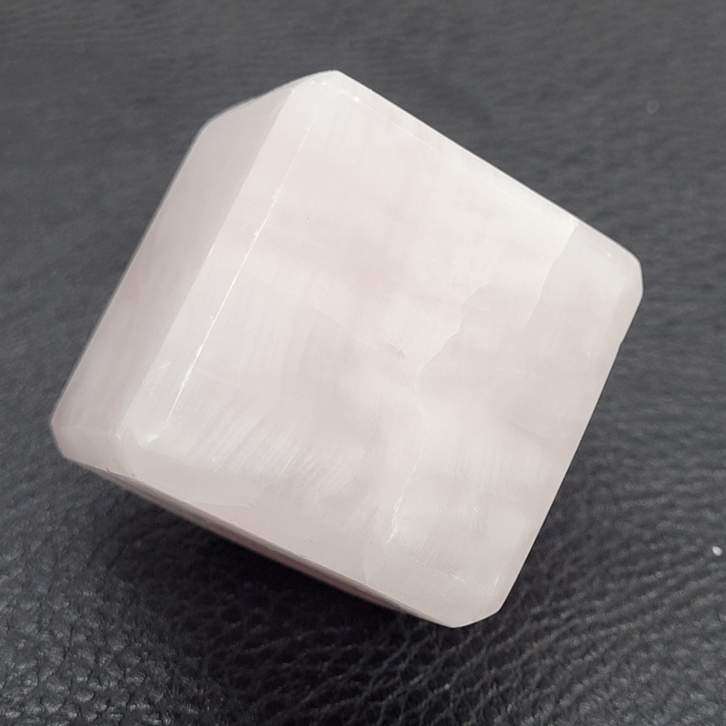 Pink Mangano Calcite cube