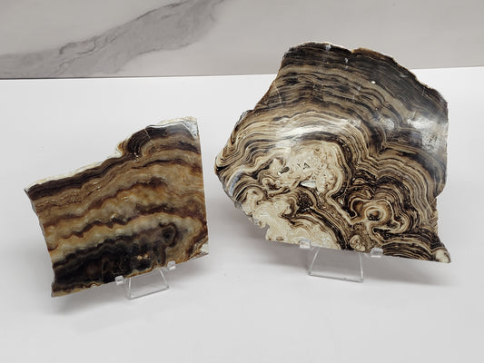 Chocolate Calcite slab