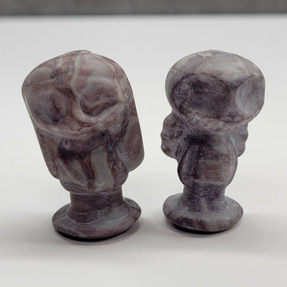 Jack & Sally carving pair