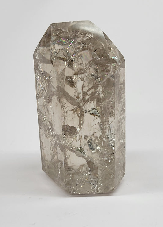Fire & Ice Smoky Quartz tower