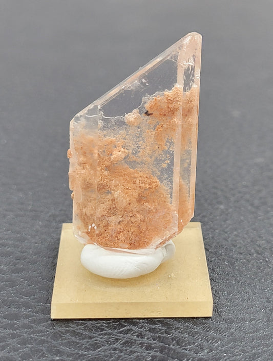 Translucent selenite specimen with inclusions