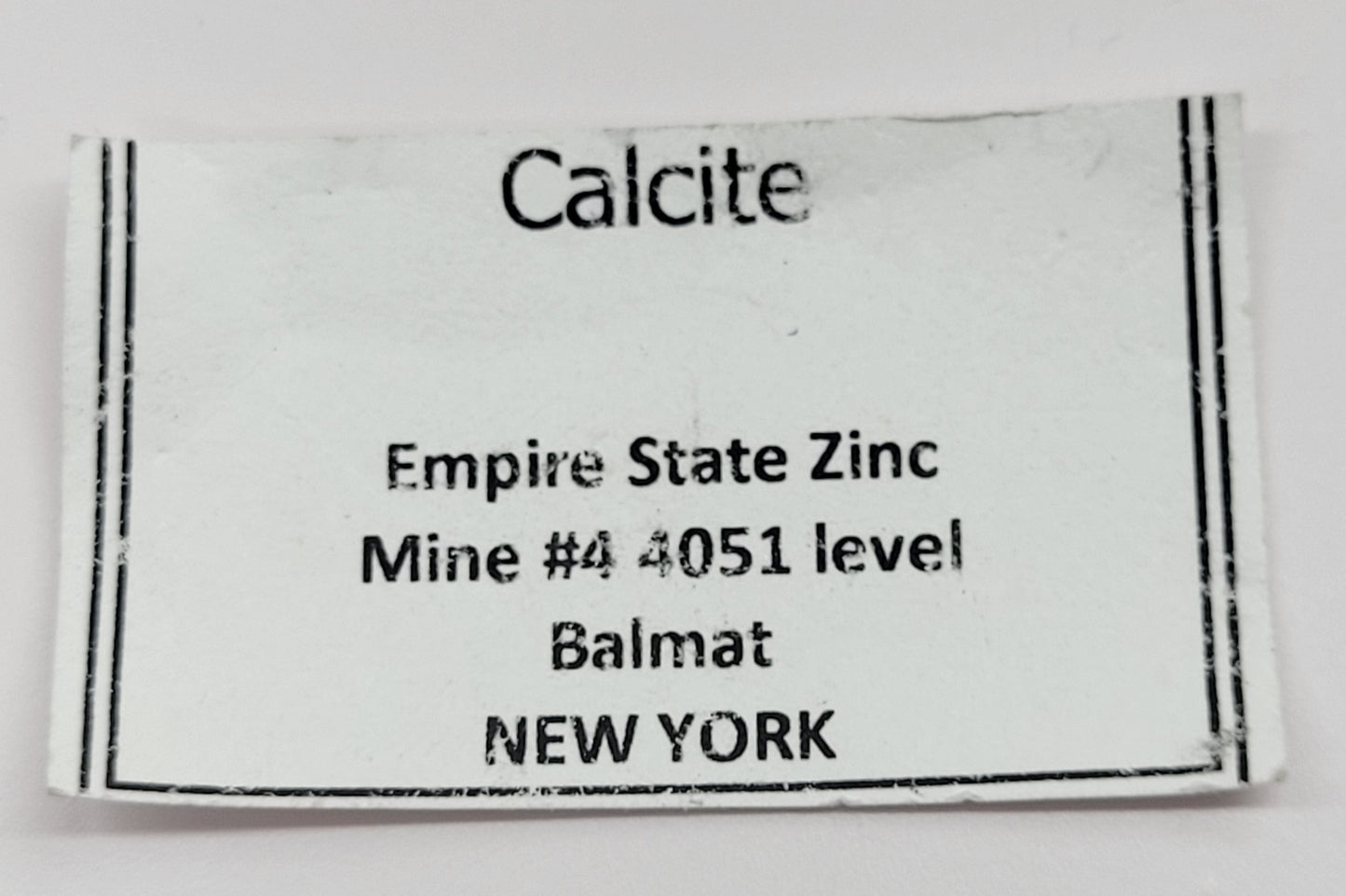 Balmat Calcite