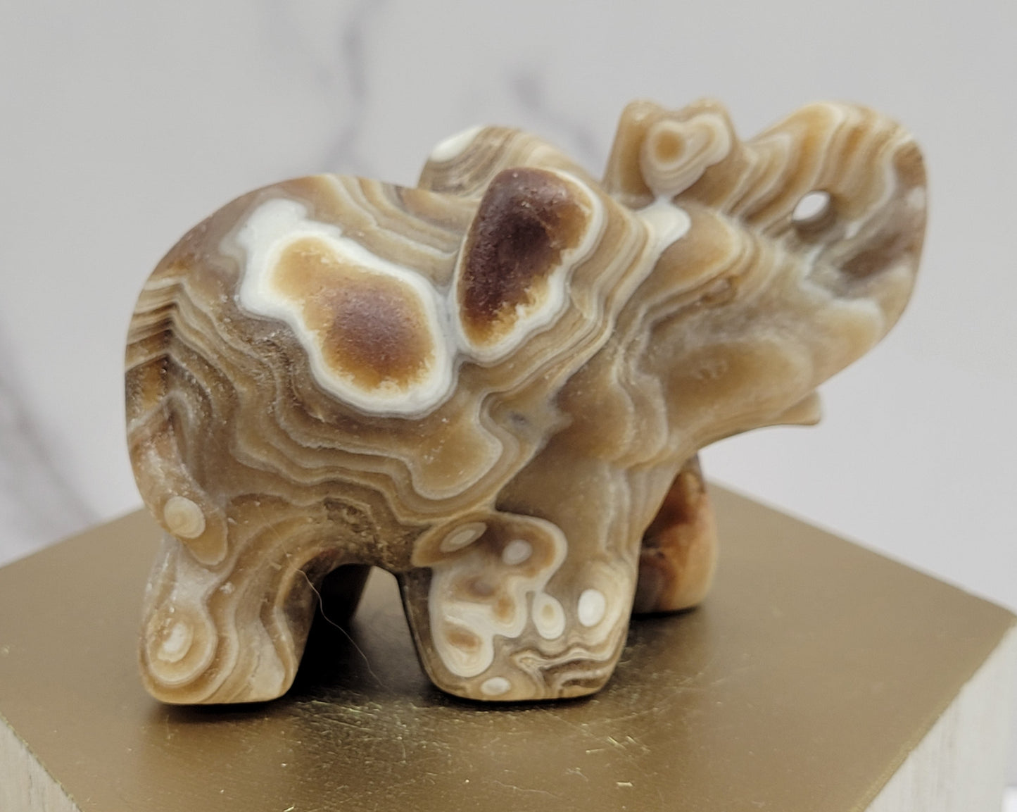 Elephant (M) - Amber Calcite