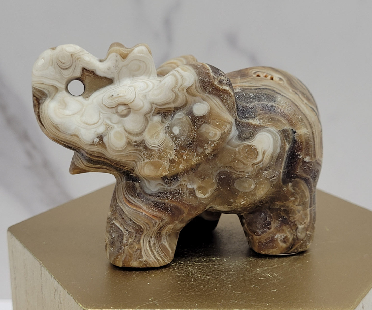 Elephant (M) - Amber Calcite
