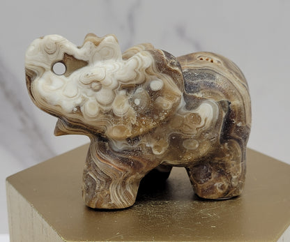 Elephant (M) - Amber Calcite