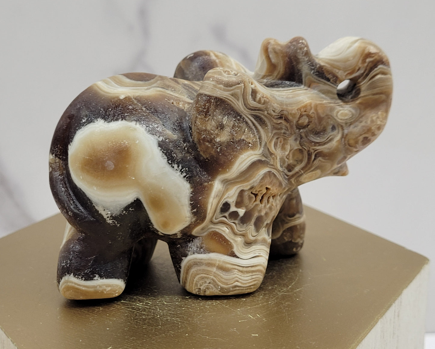Elephant (M) - Amber Calcite