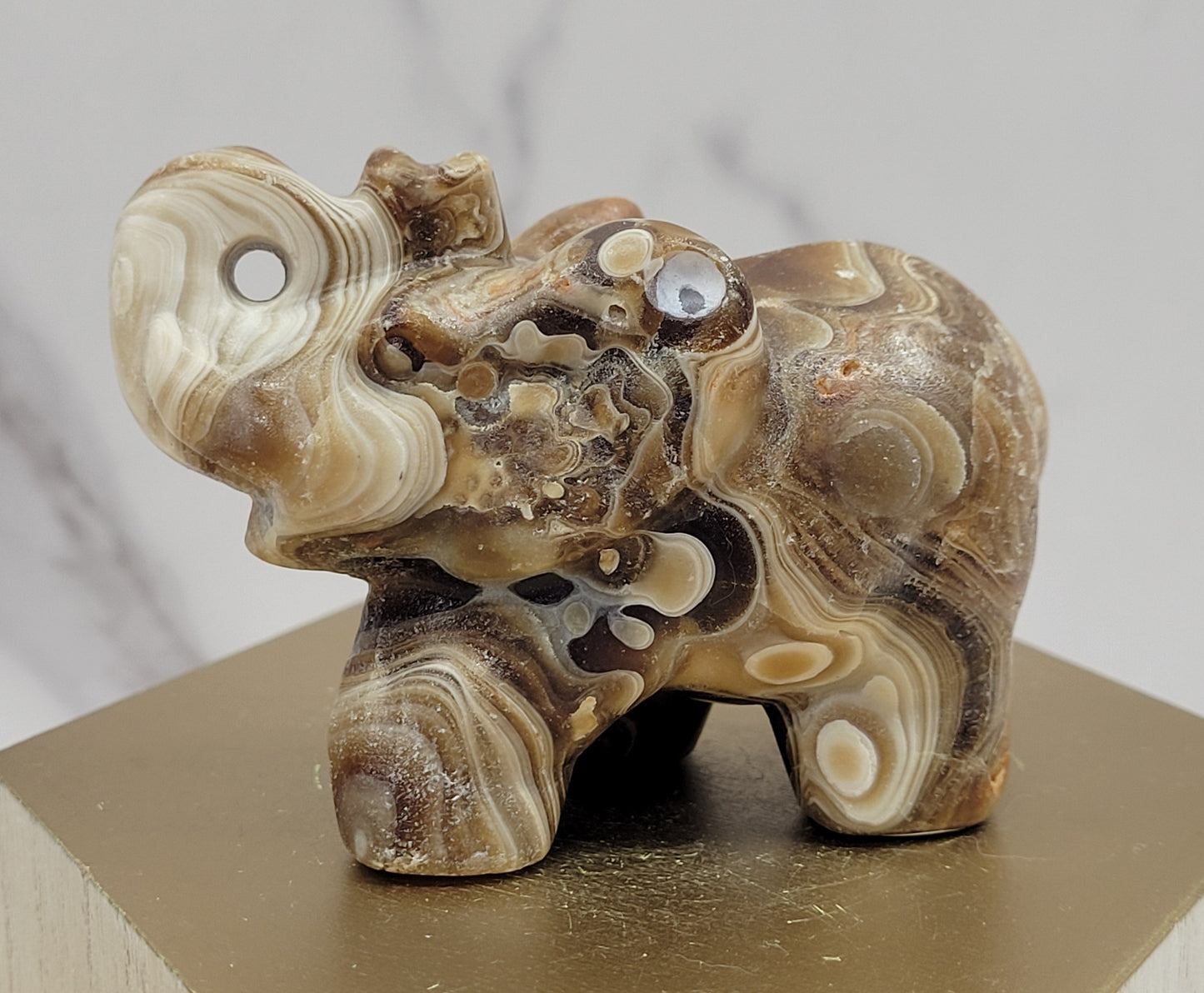 Elephant (M) - Amber Calcite