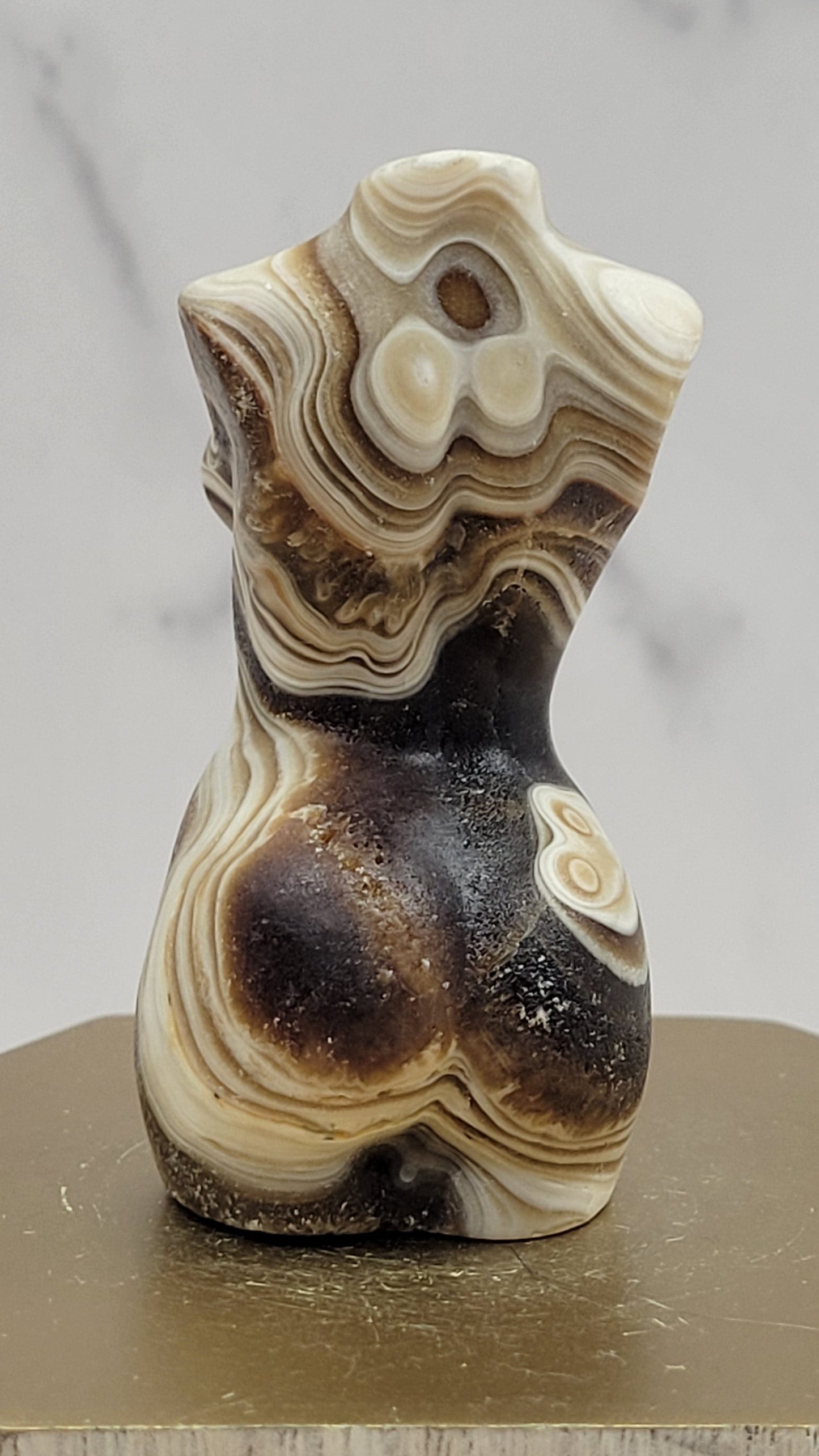 Goddess body (L) - Amber Calcite