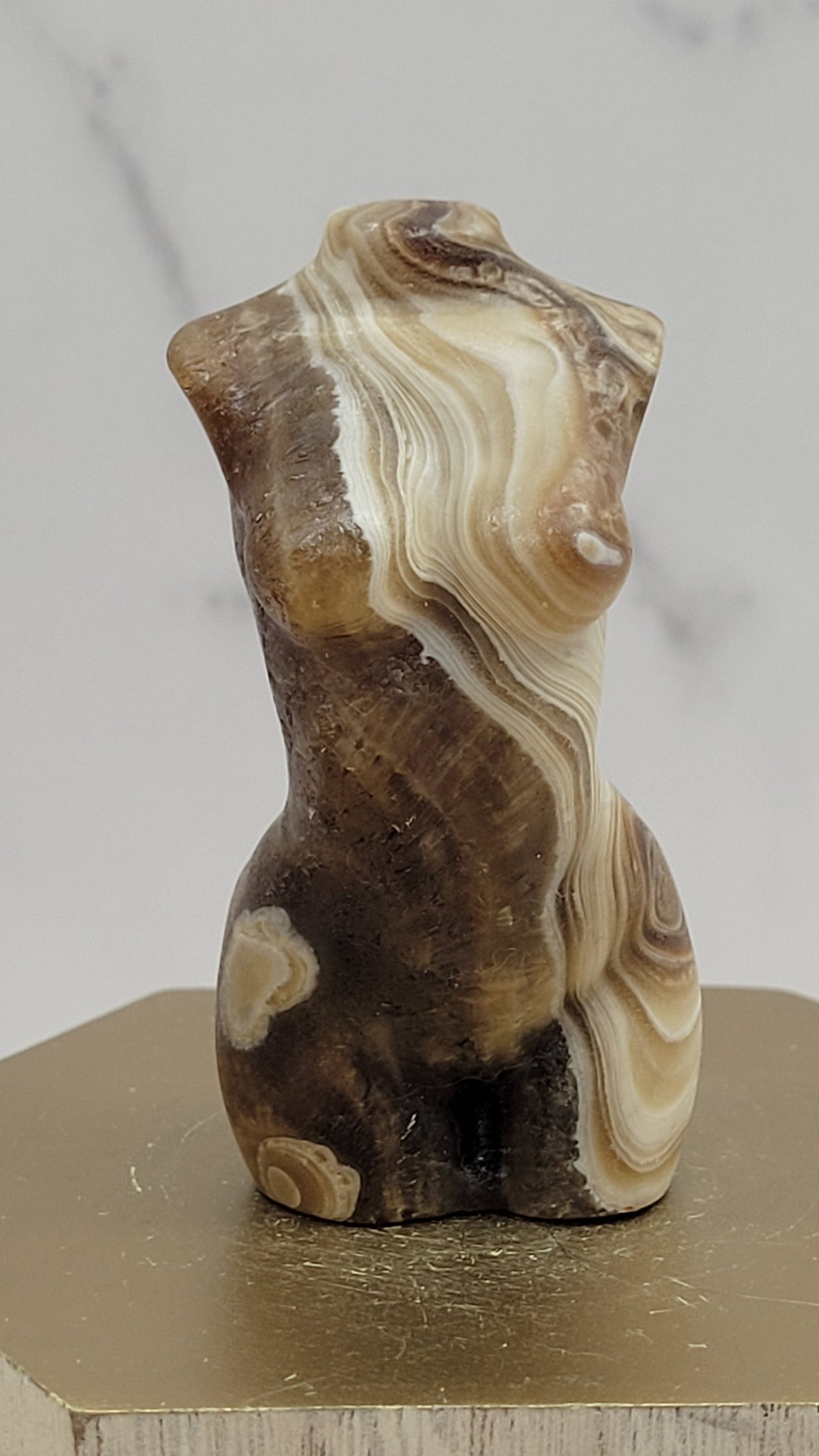 Goddess body (L) - Amber Calcite