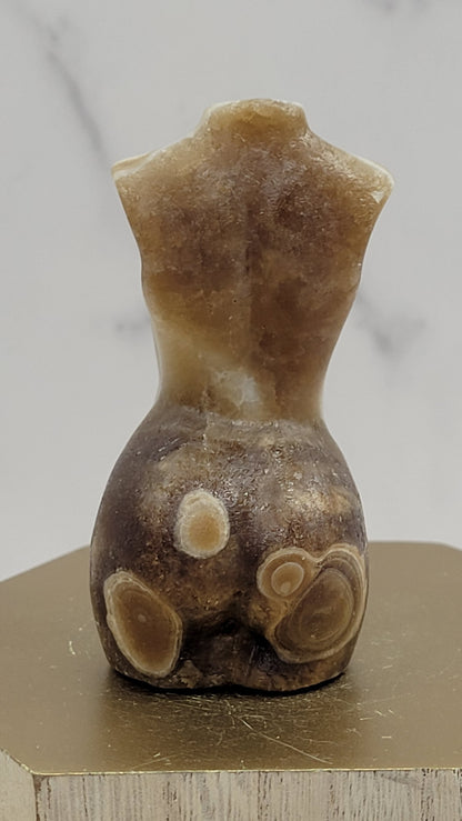 Goddess body (L) - Amber Calcite