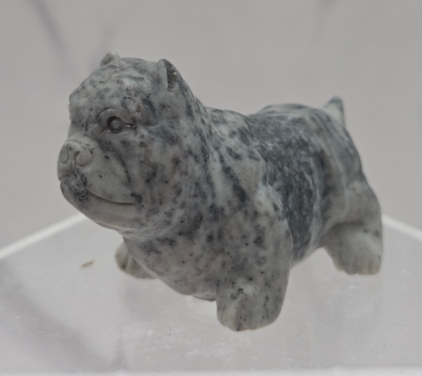 Dog carving - Pit Bull/Bully
