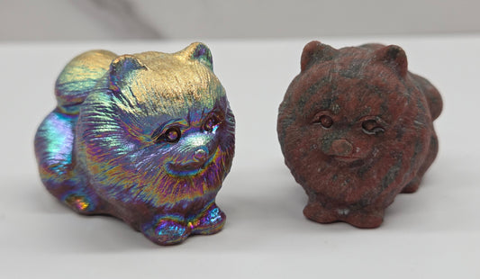 Dog carving - Pomeranian