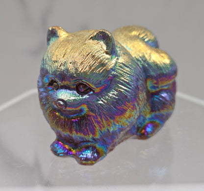 Dog carving - Pomeranian