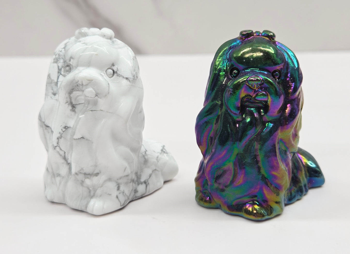 Dog carving - Shih Tzu/Yorkshire Terrier