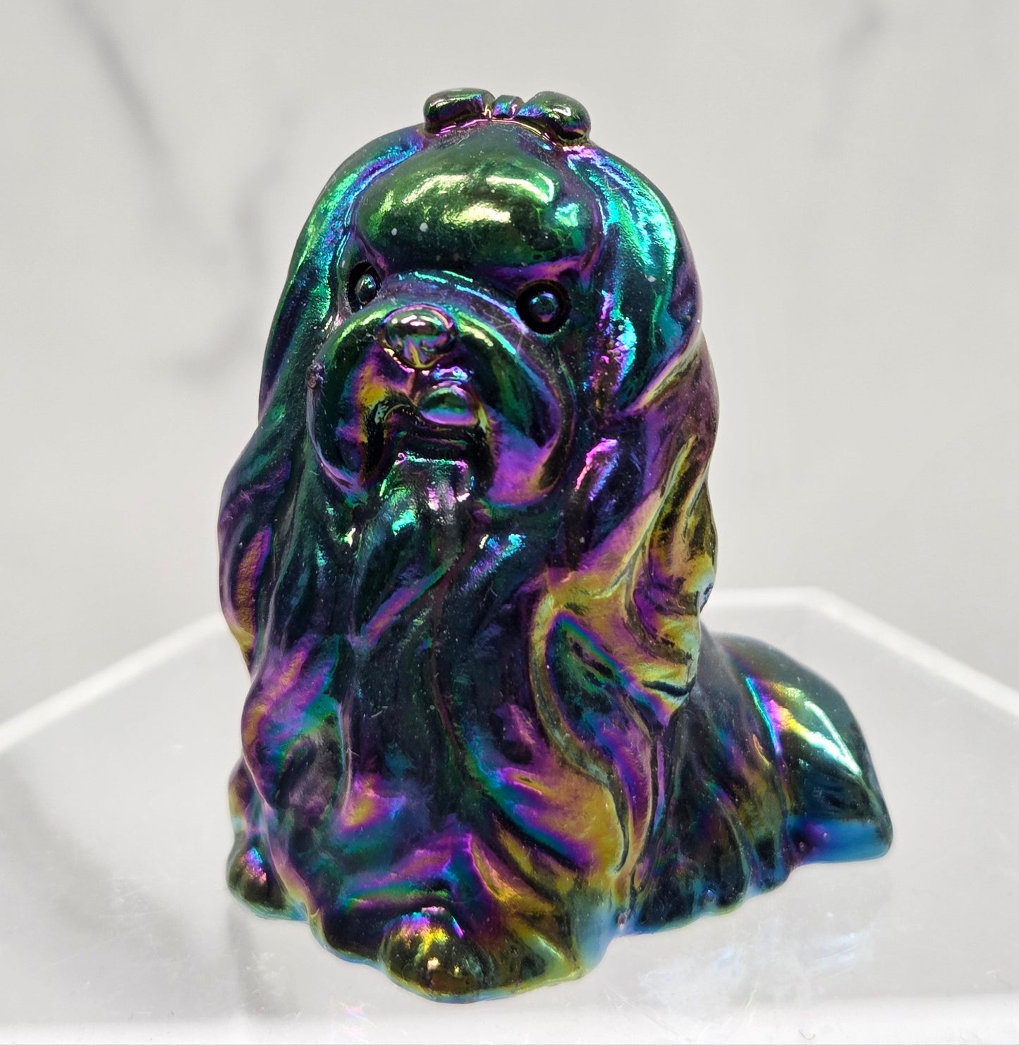 Dog carving - Shih Tzu/Yorkshire Terrier