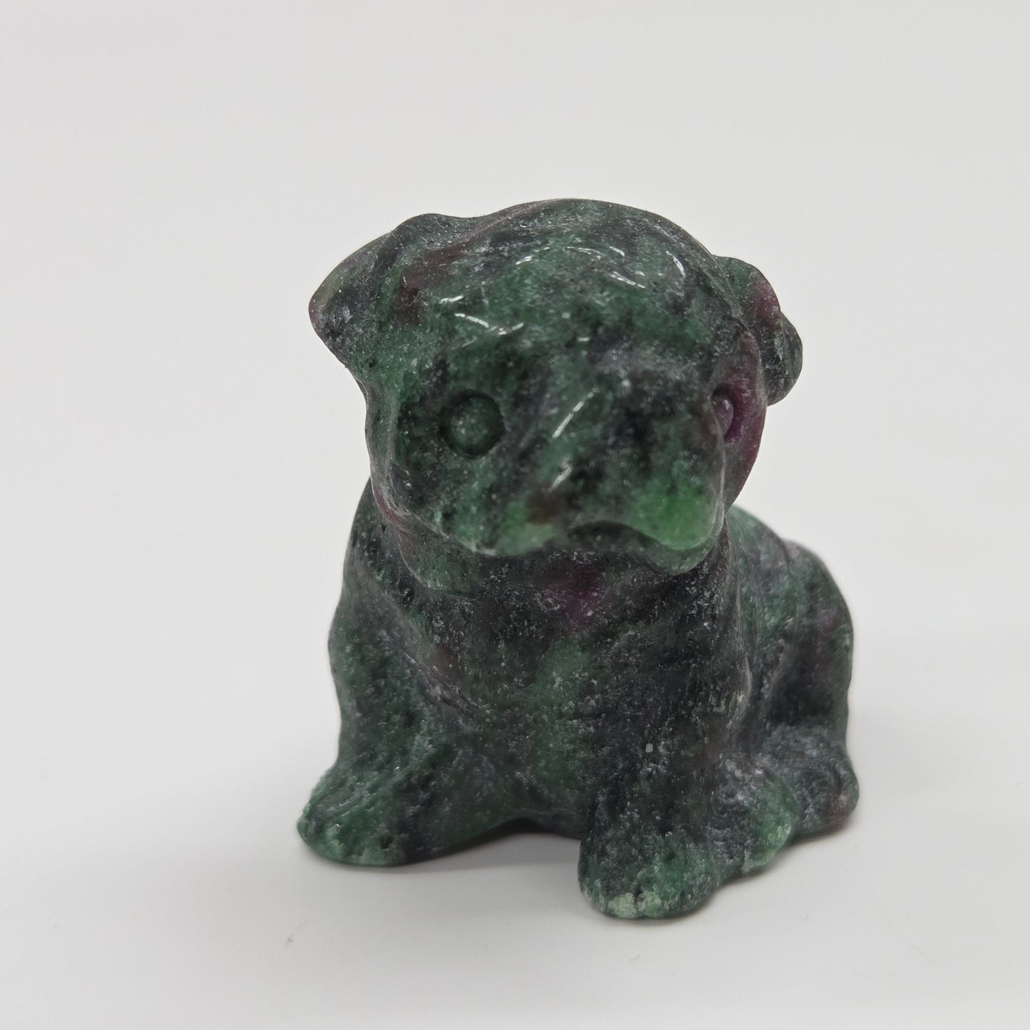 Dog carving - Bulldog puppy (small)