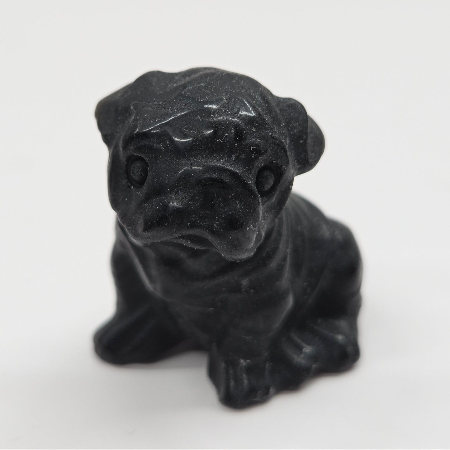 Dog carving - Bulldog puppy (small)