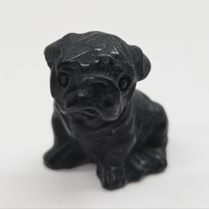 Dog carving - Bulldog puppy (small)