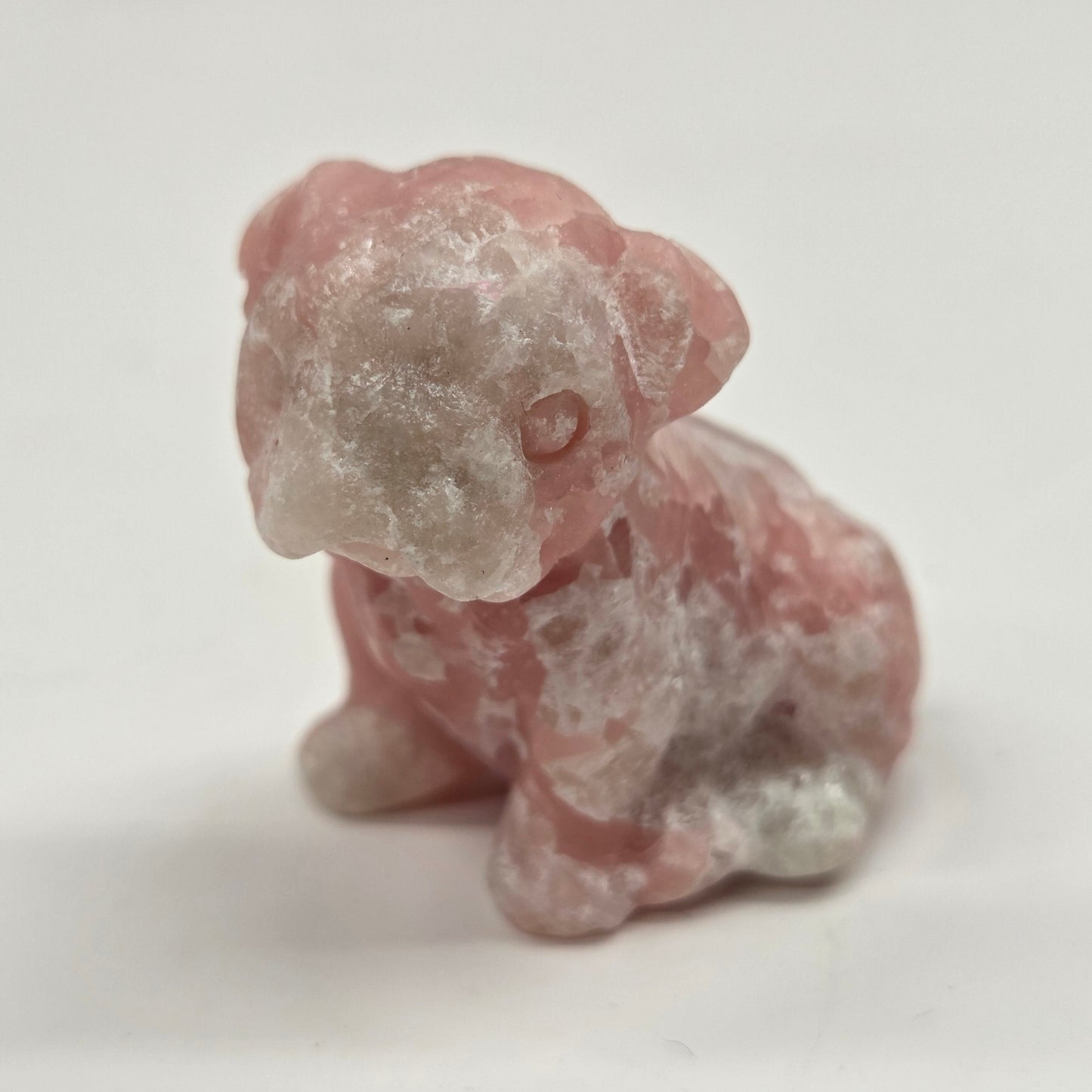 Dog carving - Bulldog puppy (small)