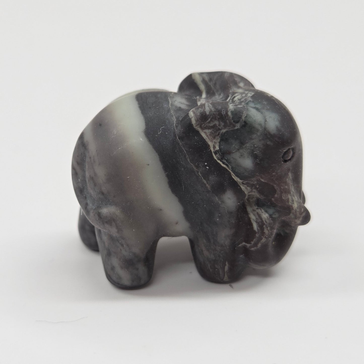 Elephant carvings - trunk down (small)