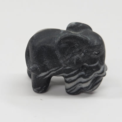 Elephant carvings - trunk down (small)
