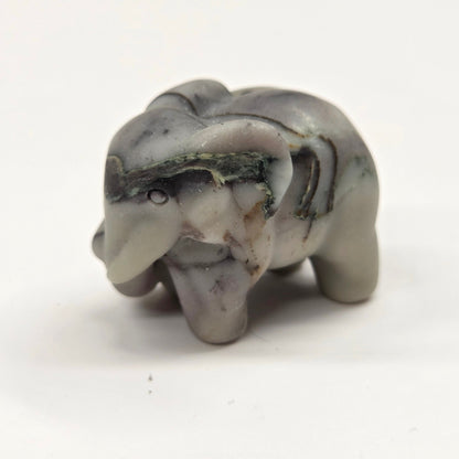 Elephant carvings - trunk down (small)