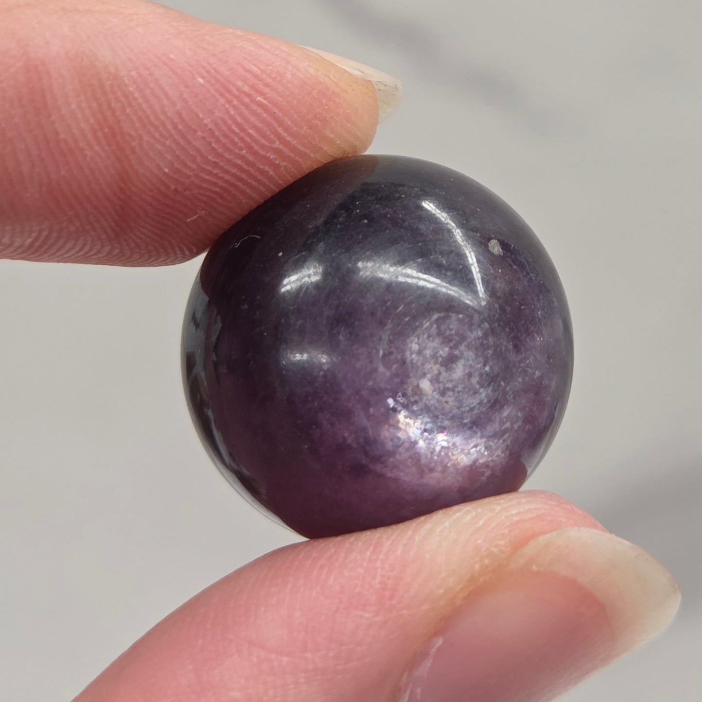 Purple Mica mini sphere