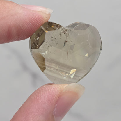 Faceted mini hearts