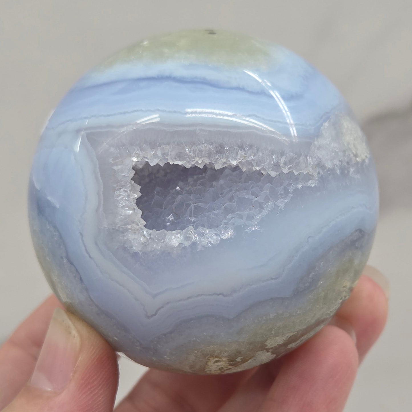 Blue Lace sphere