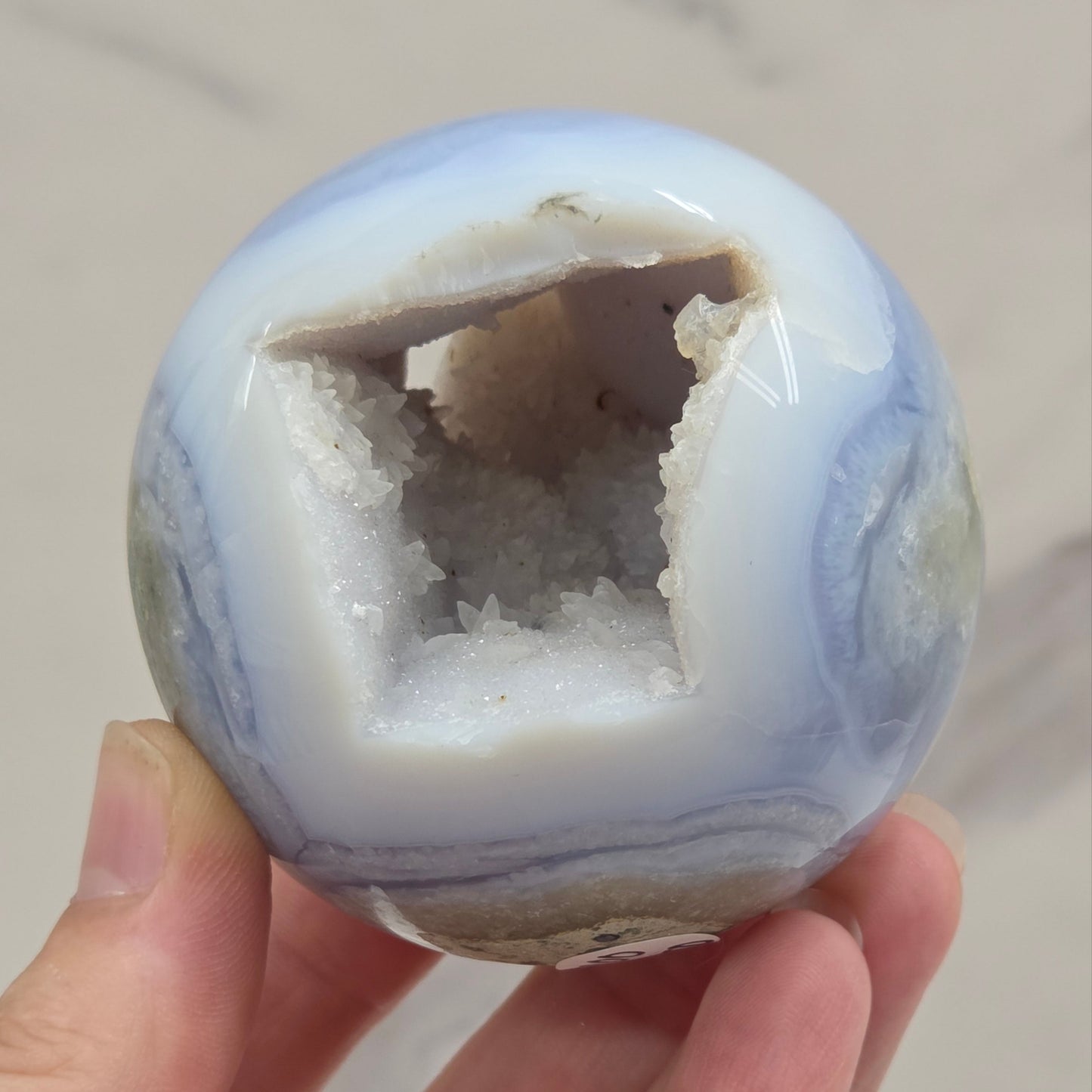 Blue Lace sphere