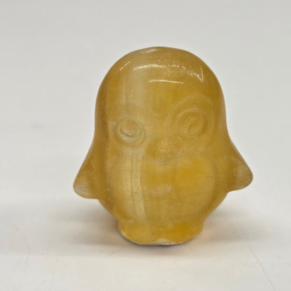 Cute penguin carving